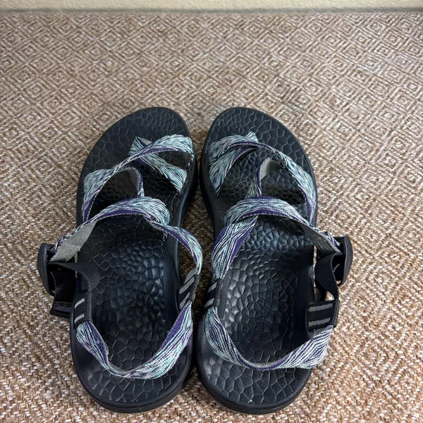 Chacos Z/2 Classic Sport Hiking Blue Aztec Straps Sandals Women Sz 8 Boho Casual - Image 5