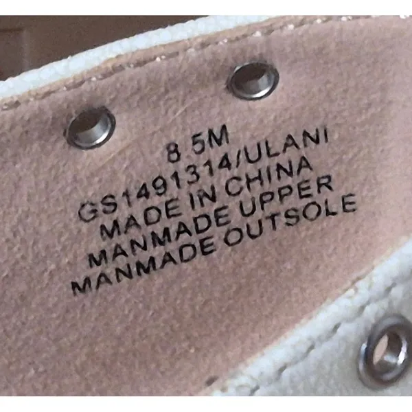 NWOT MIA Ulani Mary Jane Ballet Womens Off White Flats Casual Size 8.5M Grommet - Image 13