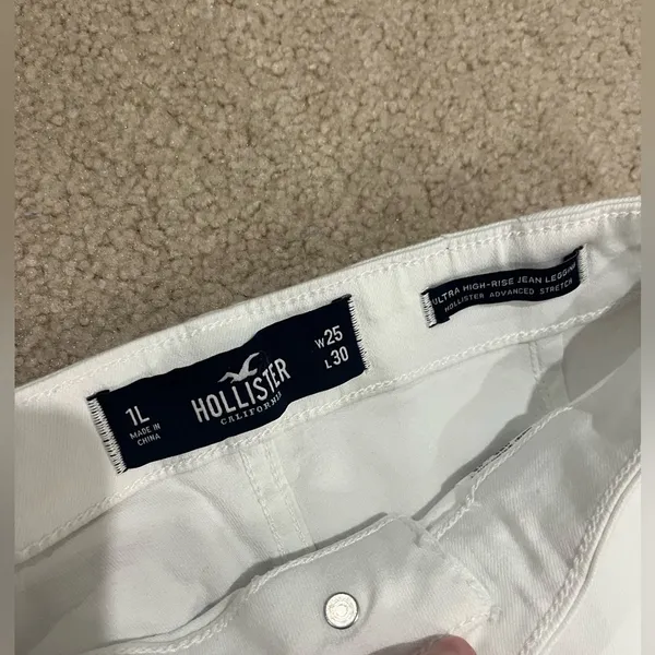 American Eagle White  jeans long - Image 5