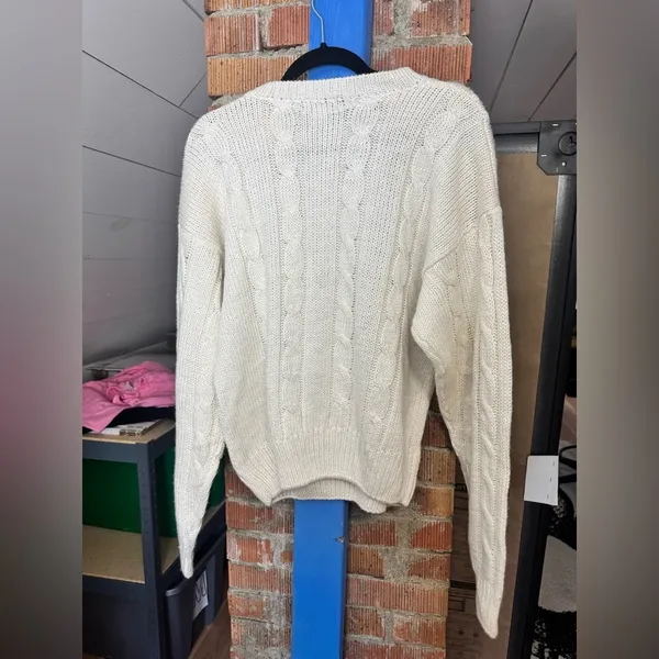 Vintage Grannycore Knit Sweater Size XL - Image 5