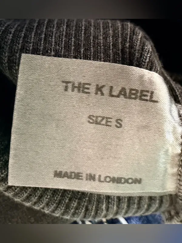 The K Label Kache ribbed Top size Small Black - Image 6