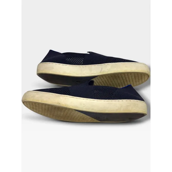Rothy's The Sneaker Maritime Lattice Stitch Navy Slip On Shoes Size 11 - Image 3