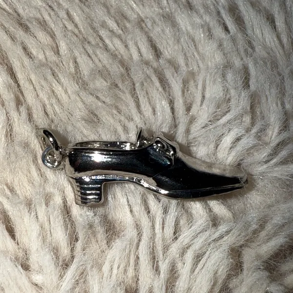 Ic Sterling Silver‎ Shoe Loafer Heel Charm 925 - Image 2