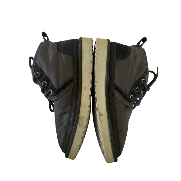 Ugg Neumal Zip Chukka Black Lace Up Zip Boots Zip US 5 Nylon Suede - Image 5
