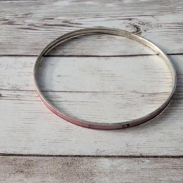 Vintage Bracelet Very Thin Bangle - Image 5