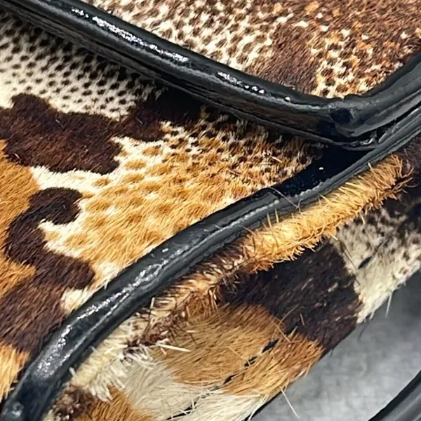 Aldo leather Chetah print crossbody clutch - Image 12