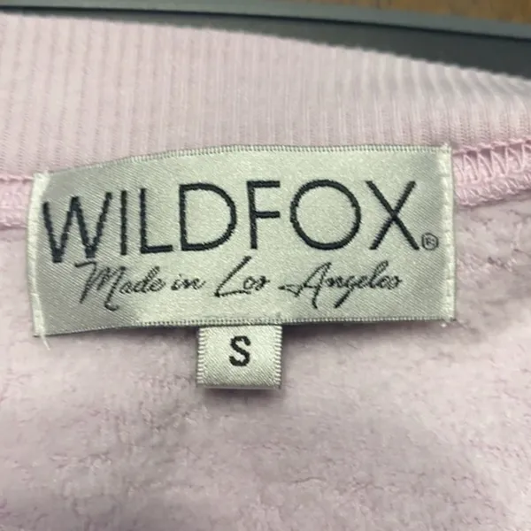 Wildfox Womens Earthy Pink Graphic Sweatshirt Sommer Sweater Small Y2K Retro New - Image 4