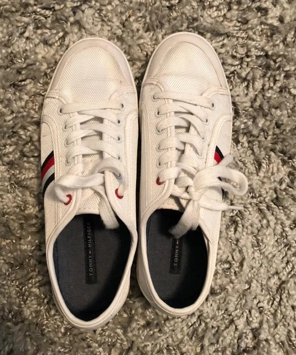 Tommy Hilfiger White Sneakers - Image 3