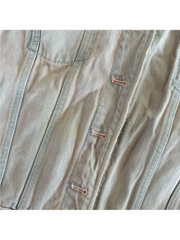 Madewell The Raglan Oversized Jean Jacket: Overdyed Edition Size Small - Image 7