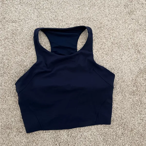Lululemon Wunder Train Racerback Tank Top size 14 true navy - Image 3