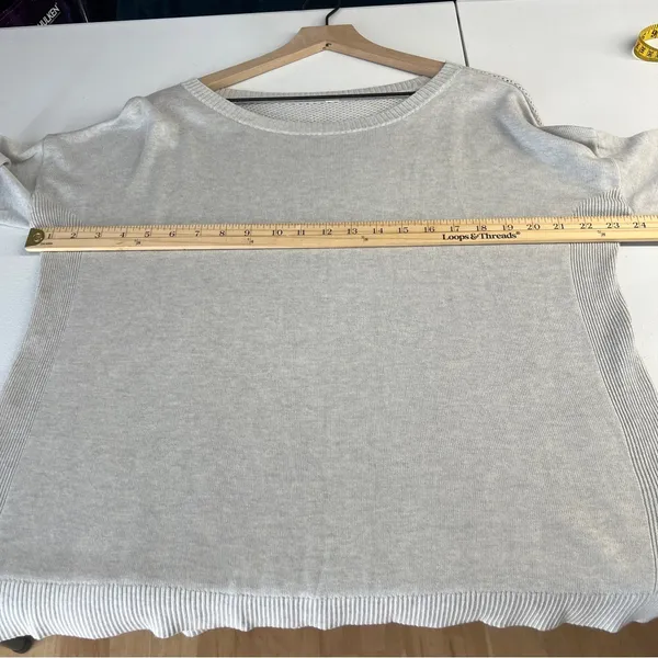 Lululemon Well‎ Being Sweater Heathered Vapor Dolman Sleeve Perforated Back - Image 13