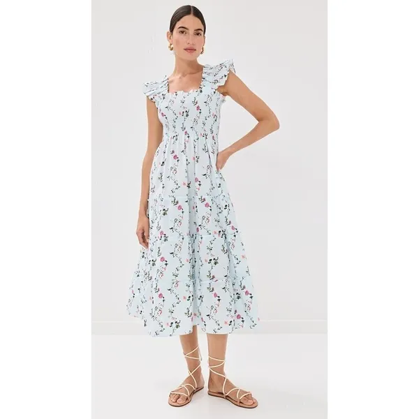 💕HILL HOUSE HOME💕 The Ellie Nap Dress ~ Pond Floral Print XS - Image 5