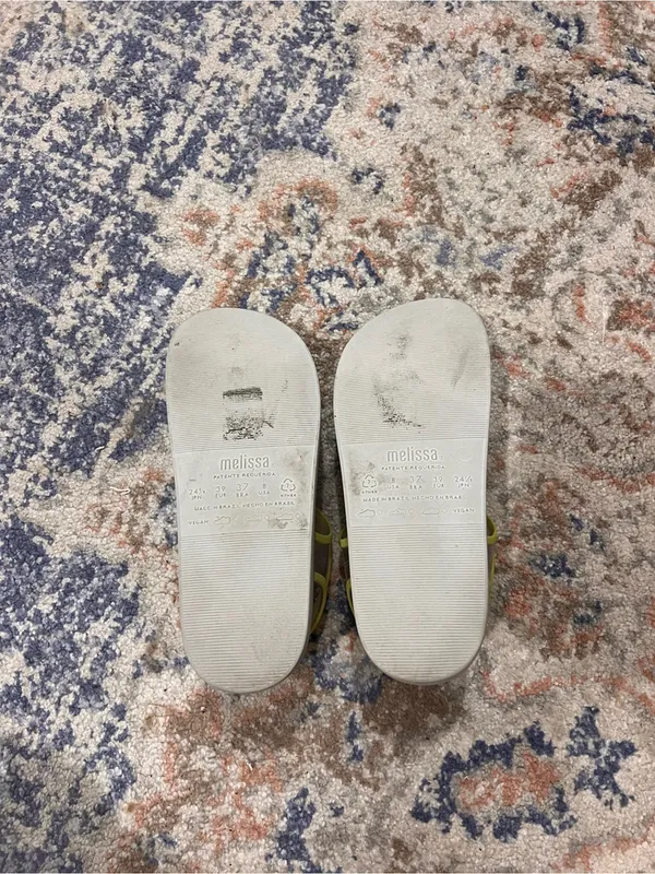 Melissa Jelly Sandals with Green Trim - Image 3