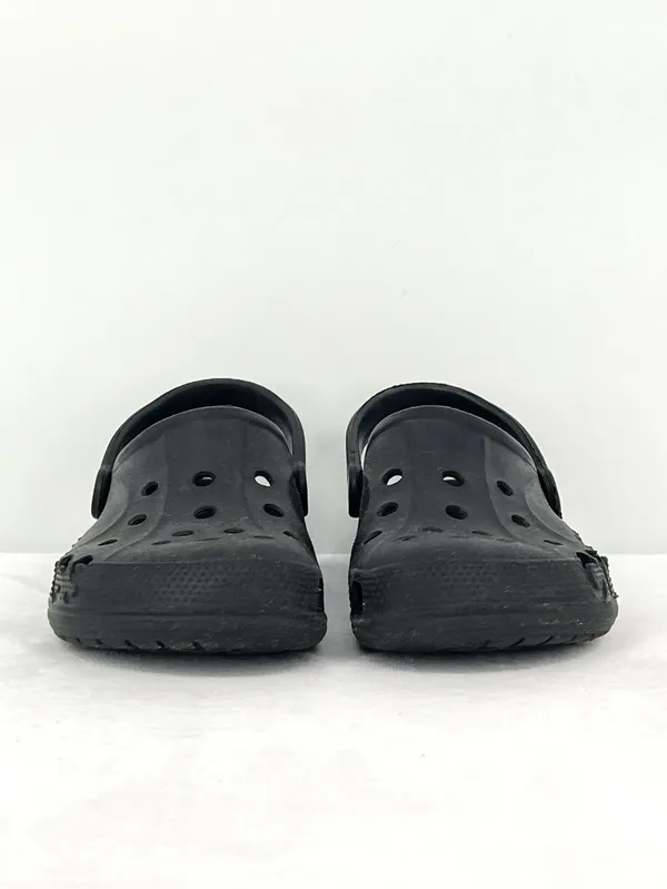 Crocs Baya Clog Black Foam Slip On Shoes Men's 5 / Women's 7 - Image 2