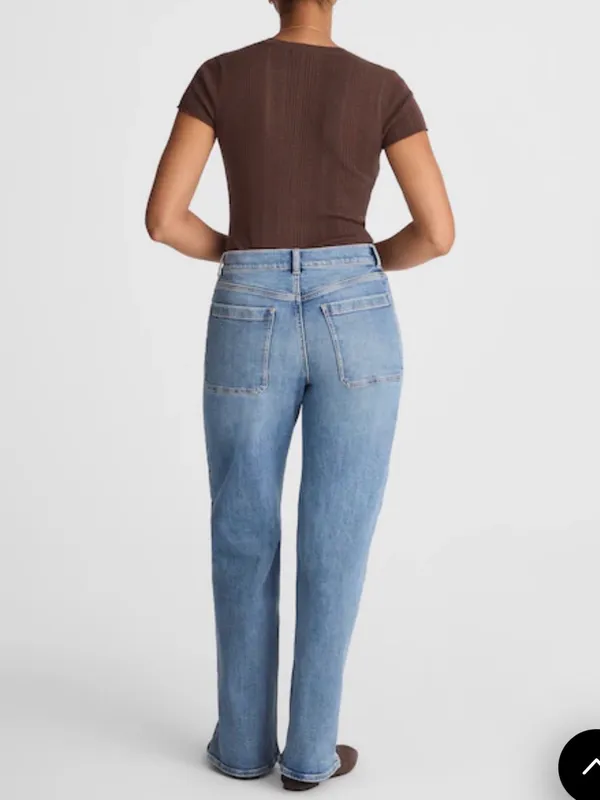 Madewell Light Blue Wide-Leg Jeans - Image 12
