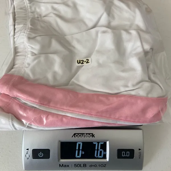 Jockey women’s white pink activewear athletic built in shorts elastic skirt XL‎ - Image 8
