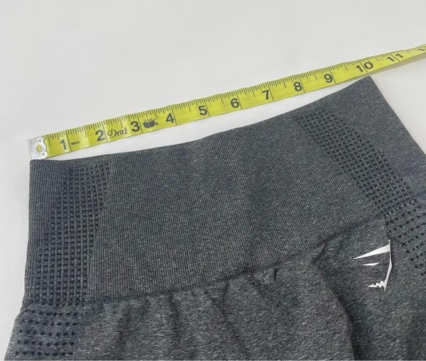 Gymshark Vital Seamless 2.0 Leggings Charcoal Marl Size Small - Image 13
