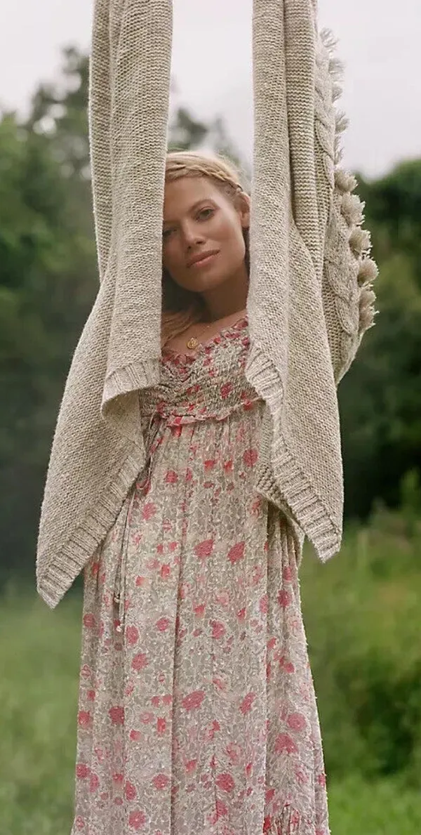 Anthropologie Braided-Sleeve Cardigan - Image 4