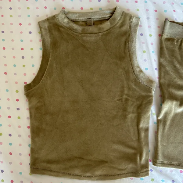 Skims Velour Tank and Short set - Image 2