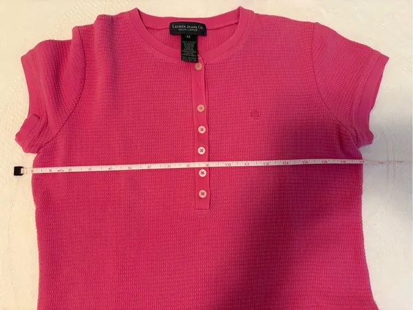 Lauren Ralph Lauren Women’s Pink Short-Sleeve Top - Image 6
