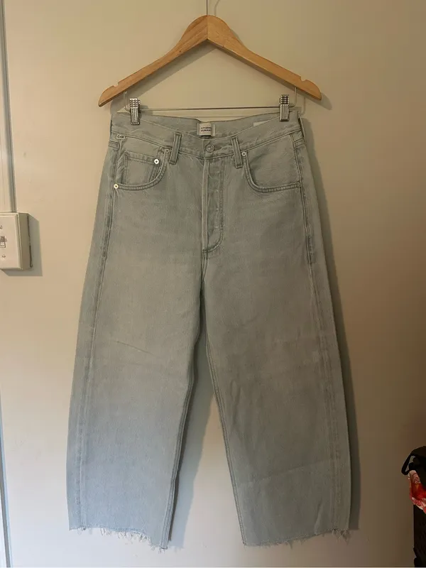 NWOT Citizens of Humanity Ayla wide leg jeans Sailor 26 - Image 4