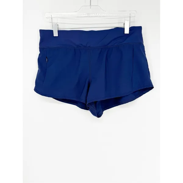 Title Nine‎ Pull On Running Shorts Women's M Blue Activewear - Image 2
