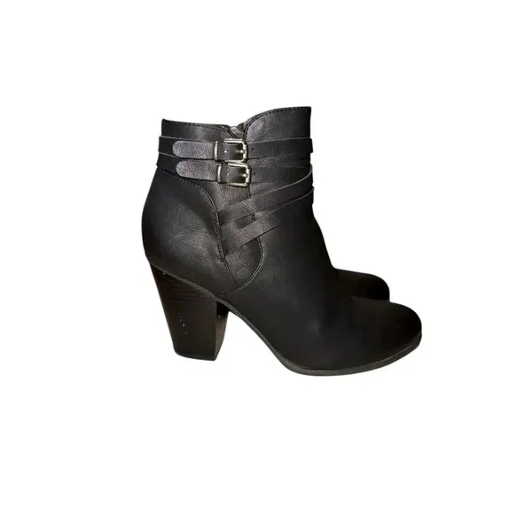 Xappeal Women’s Monica Adorable Ankle Boots Black Side Zip Size 8.5 - Image 2