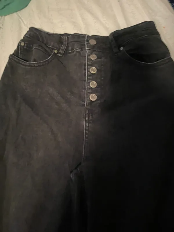 Women Wide Leg Jeans Size 5 - Image 5