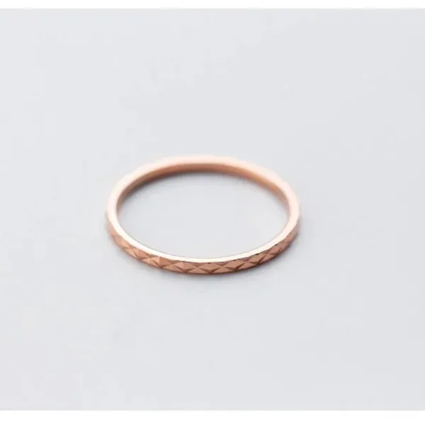 NEW 18k/.925‎ Rose Gold Dainty Stacking Midi Pinky Knuckle Ring - Image 13