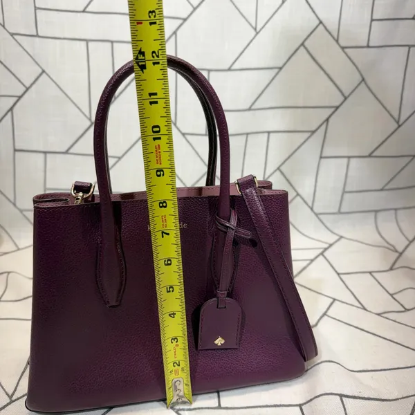 Kate Spade Satchel Medium Plum Patterson Drive Maisie WKRU5697 Crossbody Bag - Image 6
