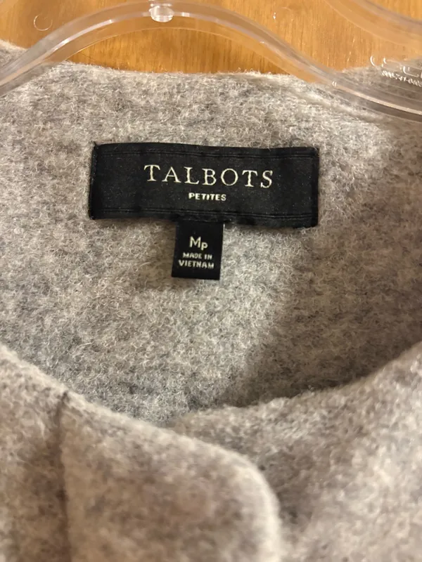 Talbots Striped Wool Blend Coat - Image 3