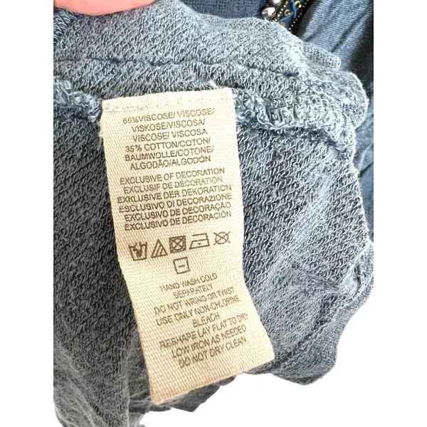 Free people sequin embellished‎ blue tunic - Image 6