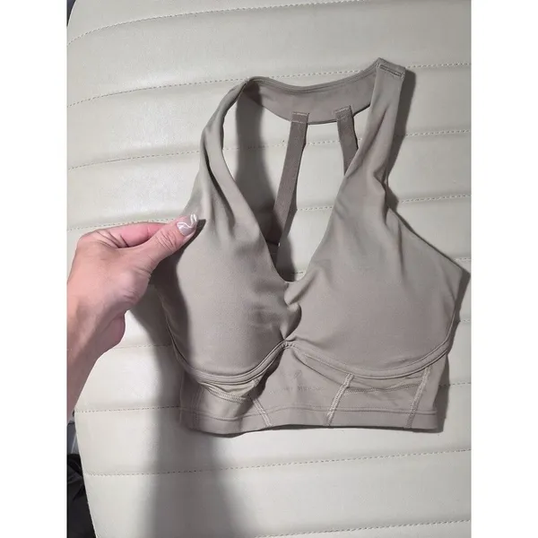 Gymshark Women's Tan Bra - Image 2