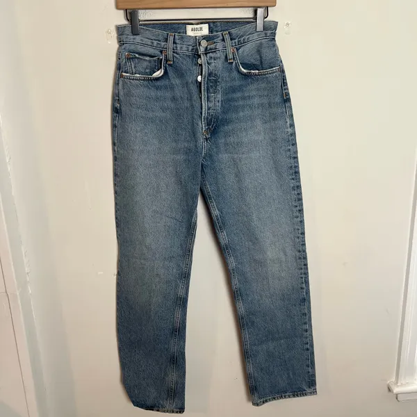AGOLDE-90’s Pinch High Rise Blue Jeans Size 26 - Image 2