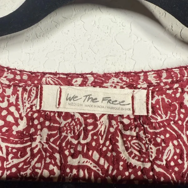 We The Free x Free People Cool Meadow Printed Top Size Medium - Image 6