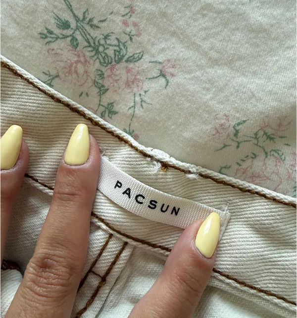 PacSun Dad Carpenter Bone Shorts - Image 4