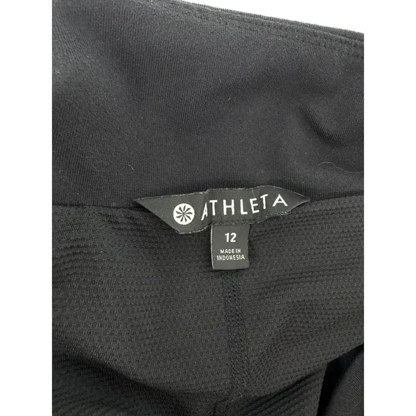 Athleta Womens Black‎ Active Skort Size 12 Hiking Tennis Skirt with Zip Pockets - Image 8