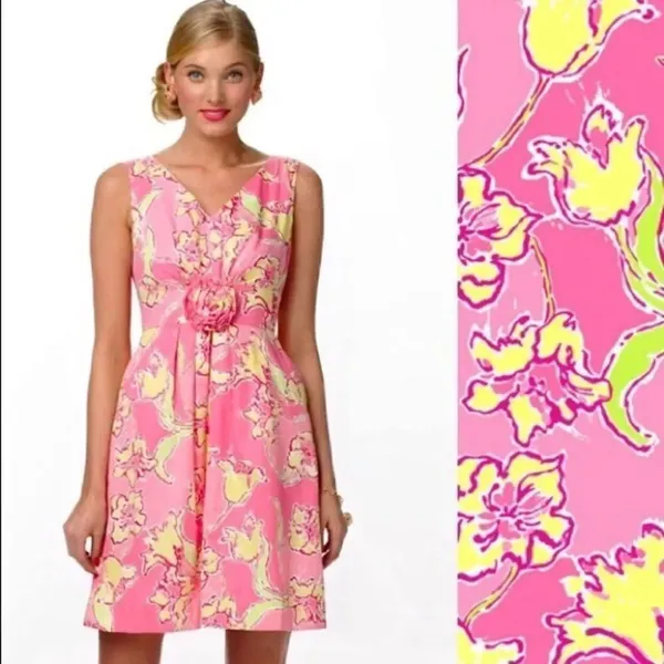 Lilly Pulitzer Parker in Hotty Pink size 4 designer dress - Image 2