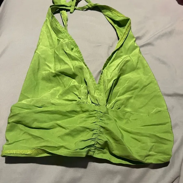 Peppermayo Betty Halter‎ top in lime green size 4 - Image 5