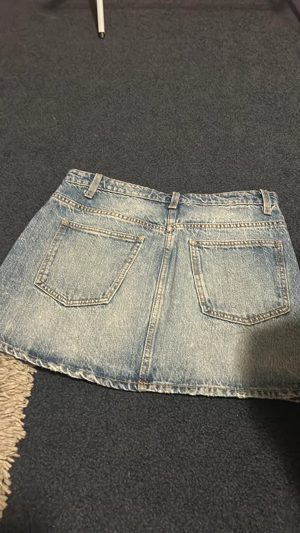 ZARA Asymmetrical Skirt Denim - Image 2