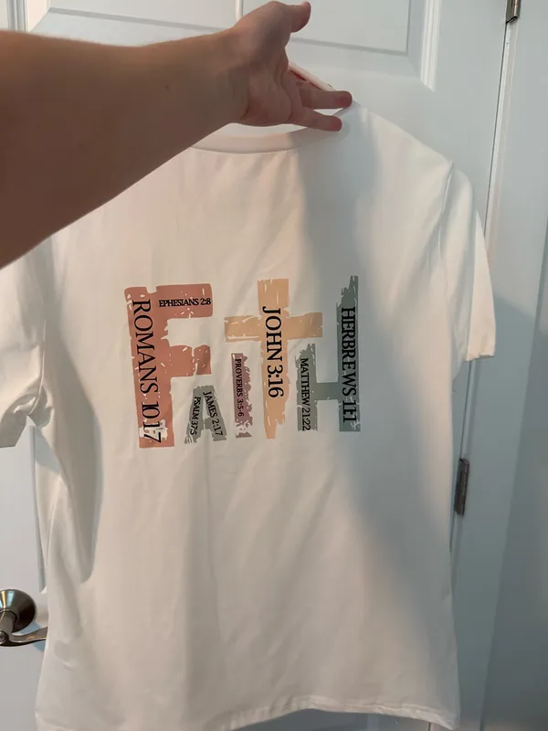 SheIn Christian Faith Shirt - Image 2