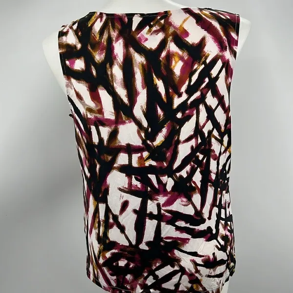 Worthington sleeveless abstract print top XL - Image 4