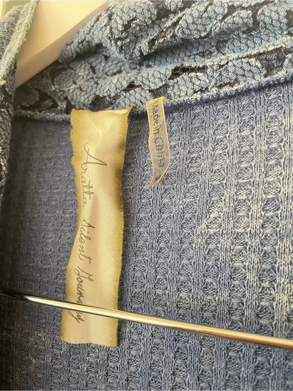 Aratta Silent Journey Stories of Shawl Cardigan Beaded Waterfall Medium - Image 5