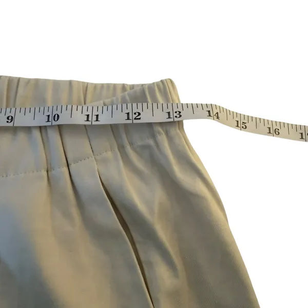 Babaton Dexter Linen‎ Blend Trouser Ankle Pants Small Ivory Quiet Luxury Neutral - Image 10