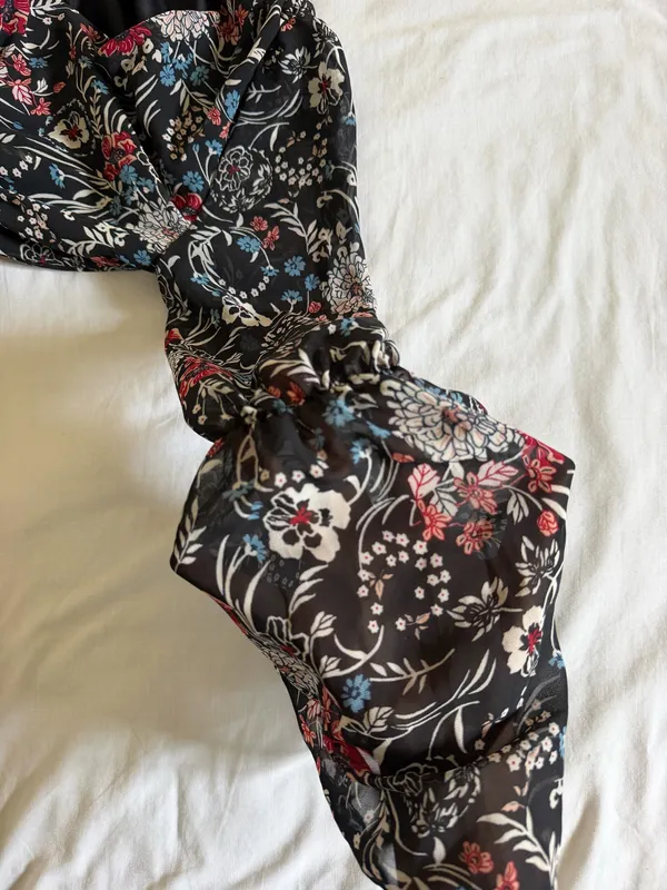 ASOS Tall Dress Maxi Floral Black - Image 2