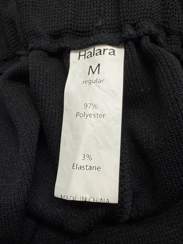 Halara Flex High Waisted Pocket Wide Leg Micro Waffle Work Pants Women’s Medium - Image 2