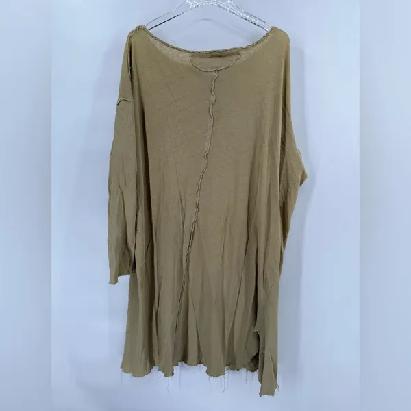 People of leisure, oversized raw hem long sleeve‎ shirt, size medium - Image 2