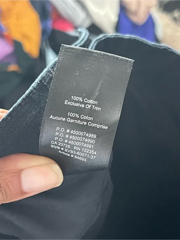 TNA | Black Cargo Utility Pocket Straight Leg Chino Pants Sz 0 - Image 12
