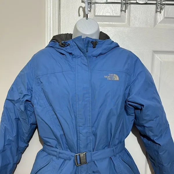 The North Face Puffer Jacket Goose‎ Down Ski Parka Blue size M - Image 2