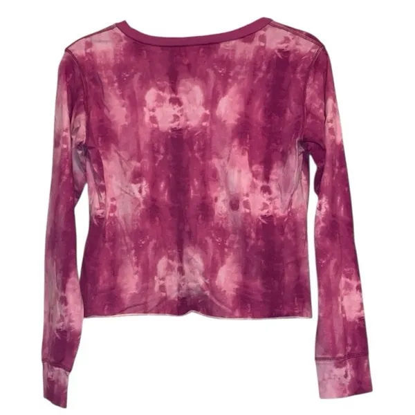 Hollister Tie Dye Cropped Long Sleeve Tee Shirt‎ - Image 2